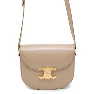 Celine Besas Triomphe Leather Shoulder Bag 110413BF4 CELINE